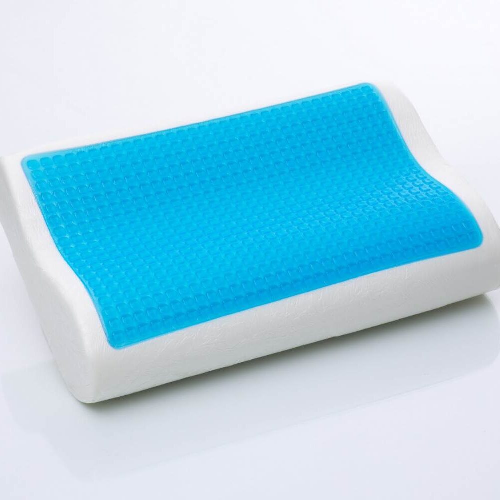 1+1 Μαξιλάρι ύπνου ανατομικό Memory Gel- καμπύλη 11540-G