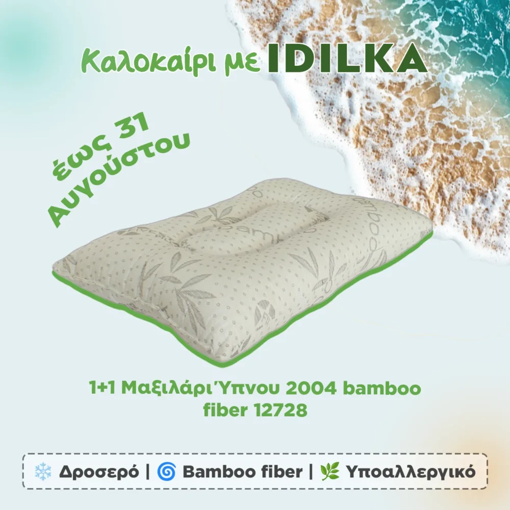 1+1 Μαξιλάρι Ύπνου 2004 bamboo fiber 12728