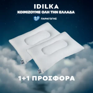 1+1 Μαξιλάρι ύπνου ανατομικό 2004 Silk fiber 17221