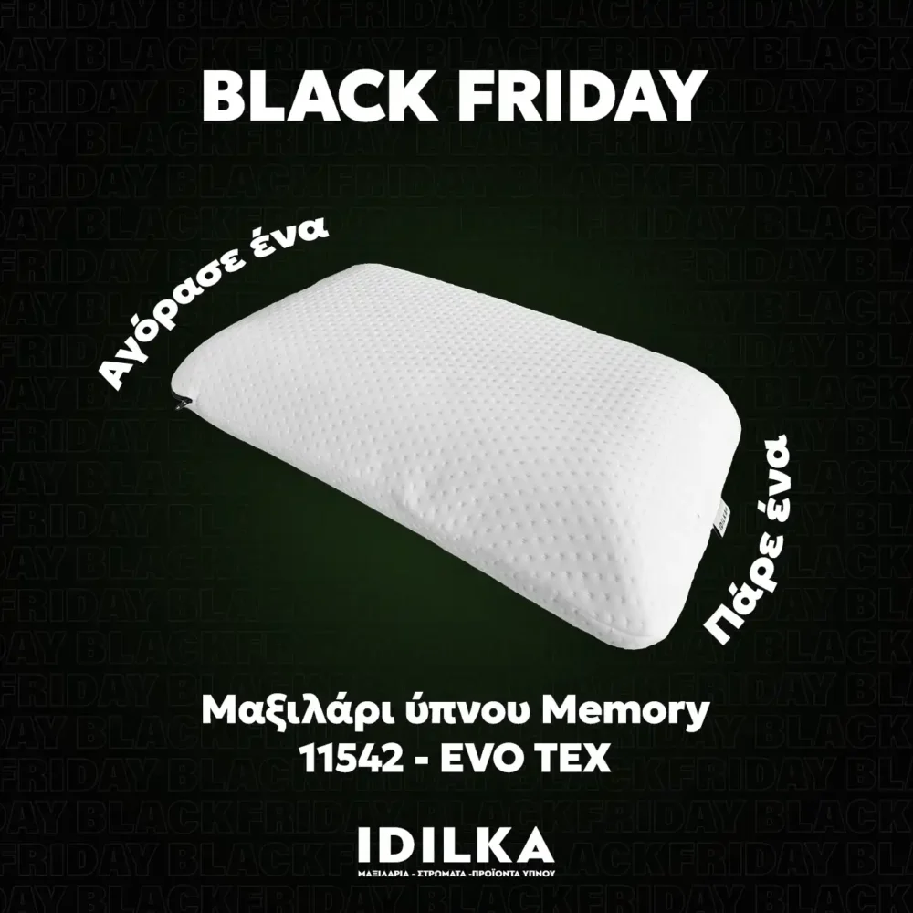 1+1 Μαξιλάρι ύπνου Memory 11542 - EVO TEX