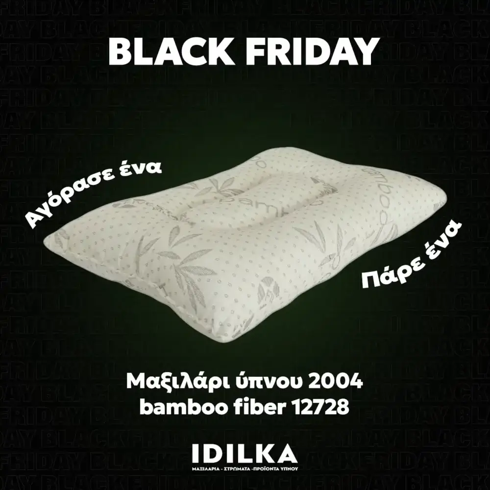 1+1 Μαξιλάρι Ύπνου 2004 bamboo fiber 12728
