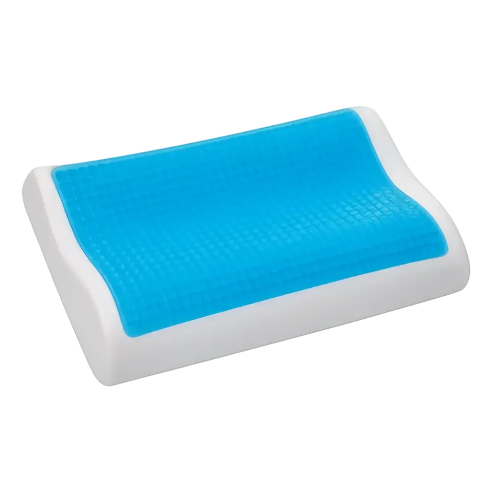 1+1 Μαξιλάρι ύπνου ανατομικό Memory Gel- καμπύλη 11540-G