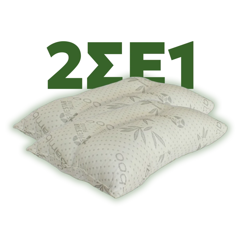 1+1 ΔΩΡΟ Μαξιλάρι Ύπνου bamboo fiber 12729