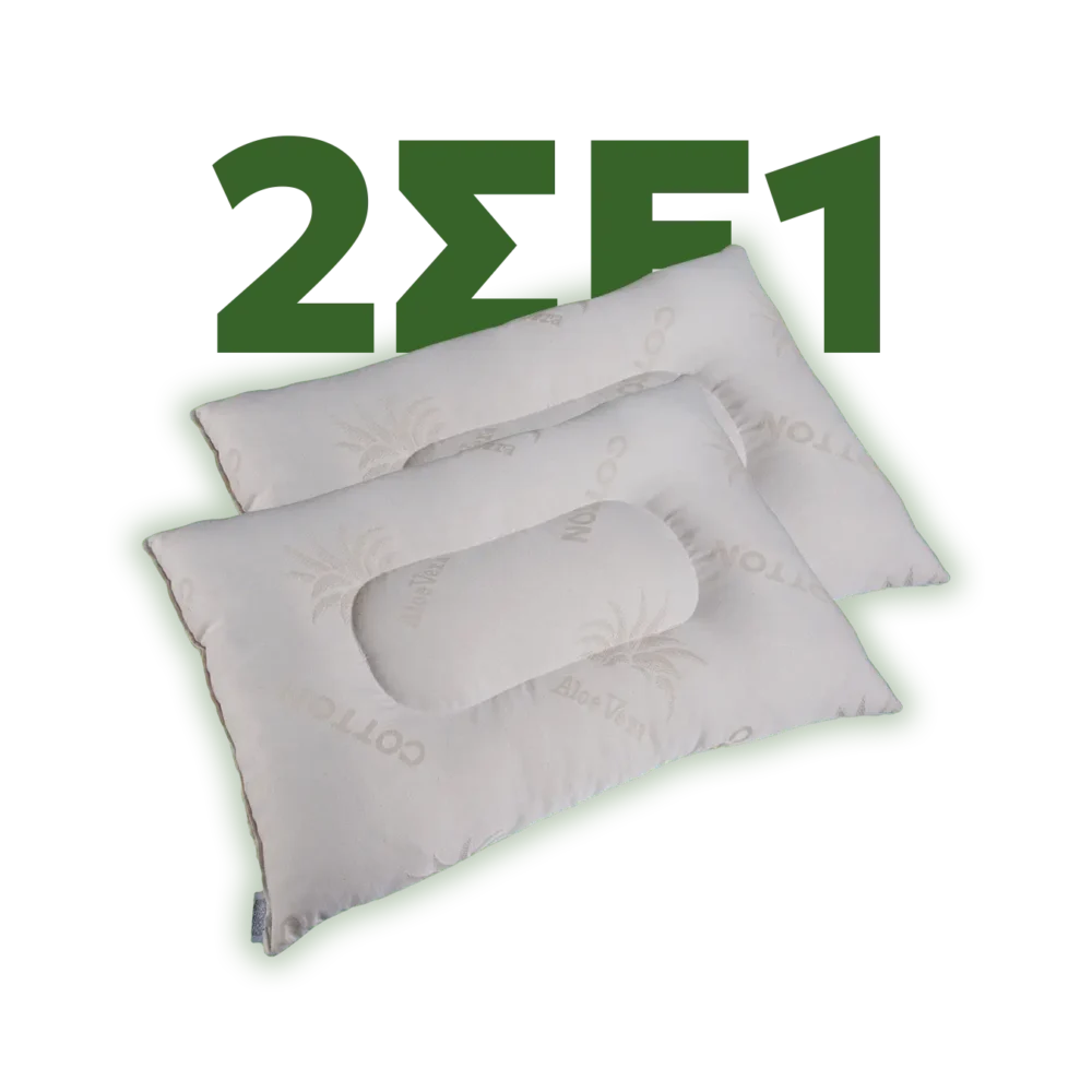 1+1 ΔΩΡΟ Ανατομικά Μαξιλάρια Latex 17131